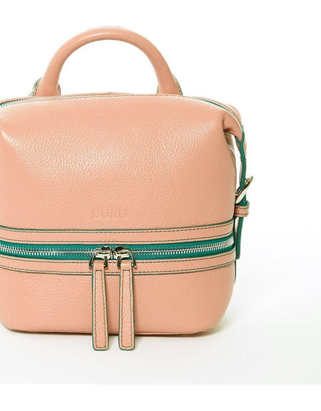 SUSU The Ashley Pink Leather Backpack Purse - A Luxurious Take on Versatility