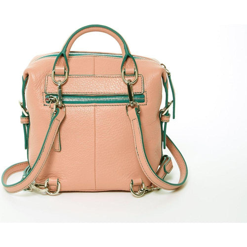 Load image into Gallery viewer, SUSU The Ashley Pink Leather Backpack Purse - A Luxurious Take on Versatility
