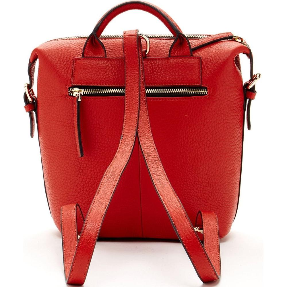 Ashley Red Leather Backpack Purse: Timeless Elegance Meets Practicality