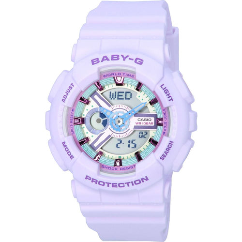 Load image into Gallery viewer, Casio Baby-G Analog Digital Pastel Meets Metallic Quartz BA-110XPM-6A Women&#39;s Watch
