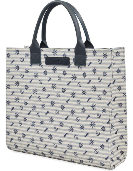 Seajure Atol Tote Bag Embroidered Linen