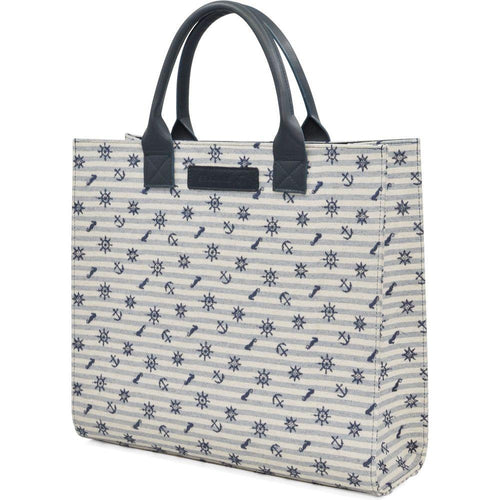 Load image into Gallery viewer, Seajure Atol Tote Bag Embroidered Linen
