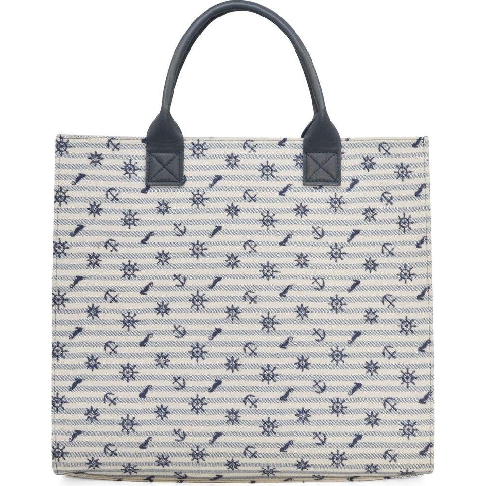 Seajure Atol Tote Bag Embroidered Linen