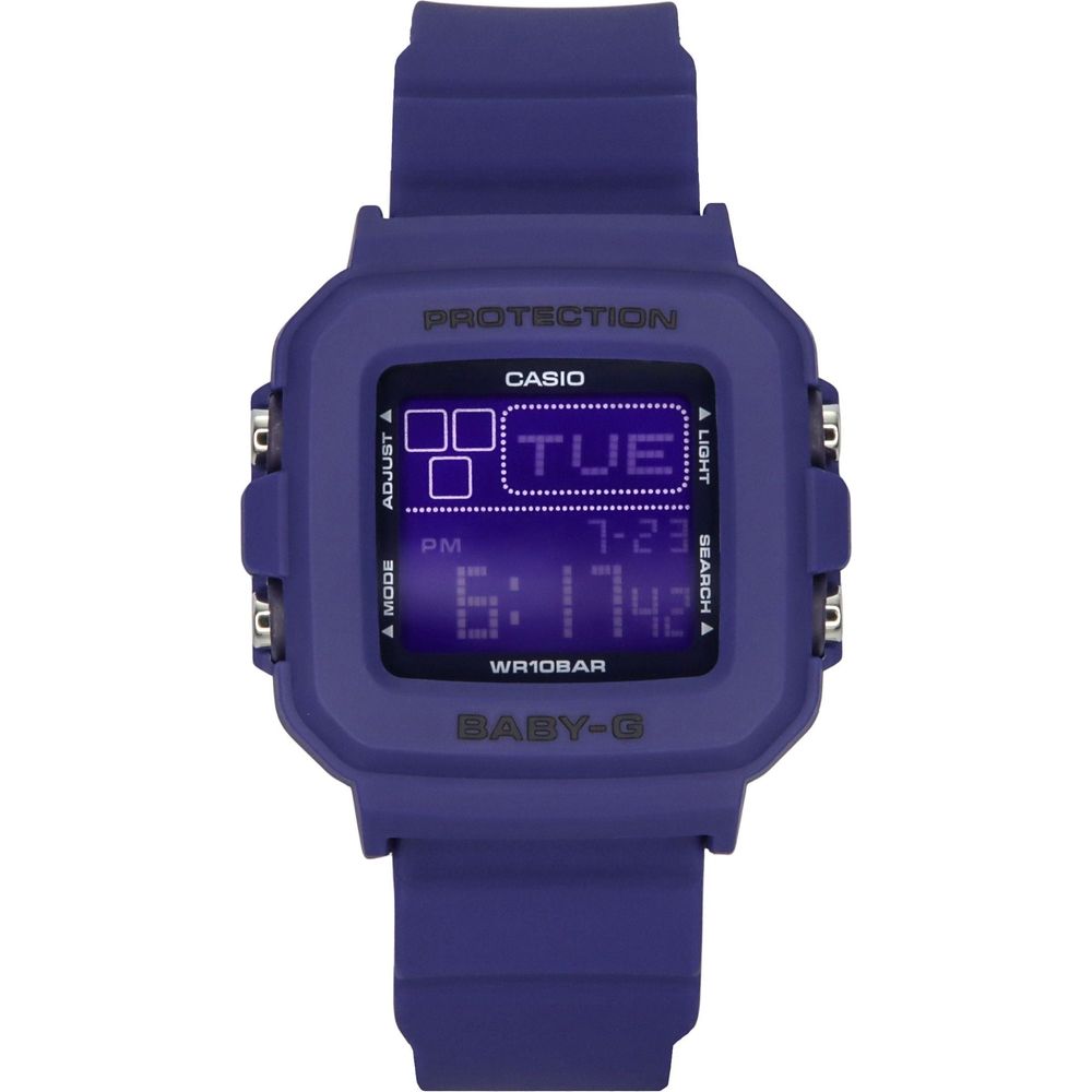 Casio Baby-G Plus Digital 30th Anniversary Blue Resin Strap Quartz BGD-10K-2 Women's Watch