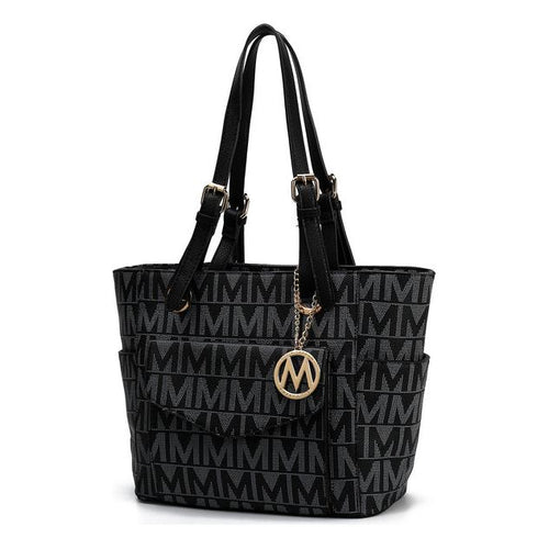 Load image into Gallery viewer, MKF Collection Griselda M Signature Tote Bag Vegan Leather by Mia K
