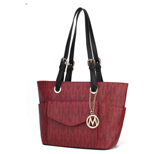 Load image into Gallery viewer, MKF Collection Griselda M Signature Tote Bag Vegan Leather by Mia K
