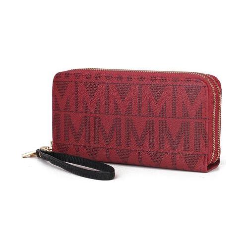 Load image into Gallery viewer, Danielle Milan M Signature Wallet/Wristlet
