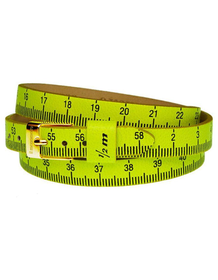 Il MEZZOMETRO Mod. FLUO - Bracciale in pelle/leather bracelet-0