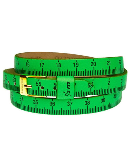 Il MEZZOMETRO Mod. FLUO - Bracciale in pelle/leather bracelet-0