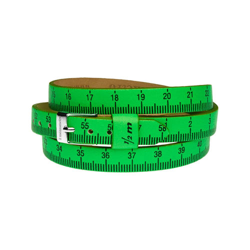 Load image into Gallery viewer, Il MEZZOMETRO Mod. FLUO - Bracciale in pelle/leather bracelet-0
