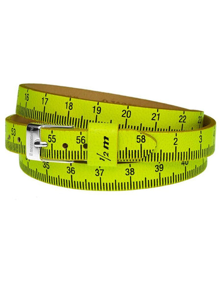Il MEZZOMETRO Mod. FLUO - Bracciale in pelle/leather bracelet-0