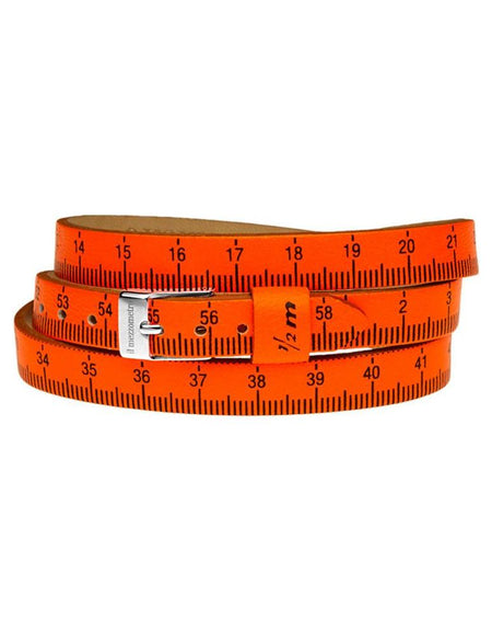 Il MEZZOMETRO Mod. FLUO - Bracciale in pelle/leather bracelet-0