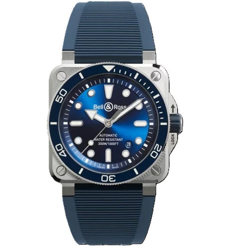 Load image into Gallery viewer, BELL &amp; ROSS MOD. BR03A-D-BL-ST_SRB-0
