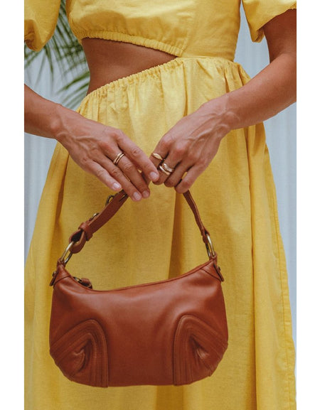 Belissima Mini Leather Shoulder Bag