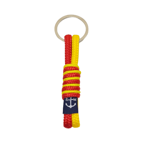 Load image into Gallery viewer, Red &amp; Yellow Keychain-0
