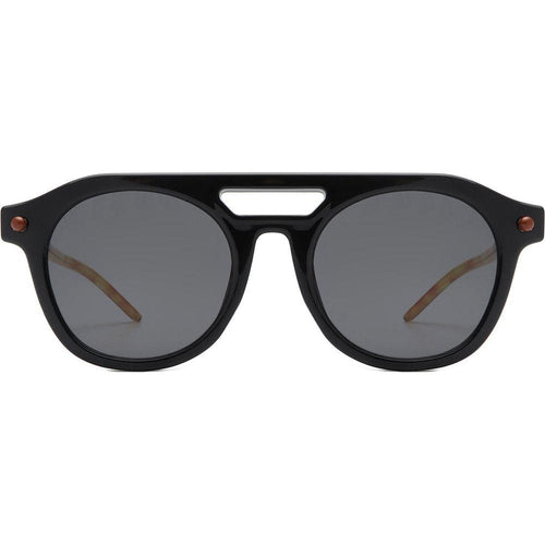 Load image into Gallery viewer, Vivid - Retro Round Brow-Bar Vintage Circle Sunglasses
