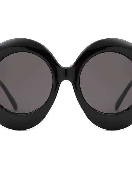 Quest - Oversized Oval Round Women's Fashion Sunglasses