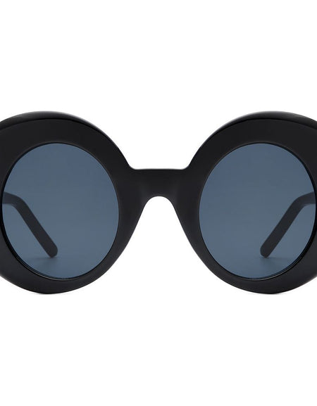 Yoke - Retro Chic Fashion Oversized Round Women's Sunglasses