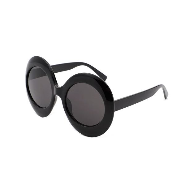 Quest - Oversized Oval Round Women's Fashion Sunglasses