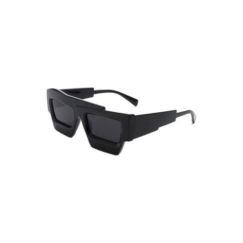 Load image into Gallery viewer, Brynden - Futuristic Square Irregular Flat Top Two-Tone Sunglasses
