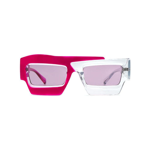 Load image into Gallery viewer, Brynden - Futuristic Square Irregular Flat Top Two-Tone Sunglasses
