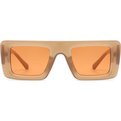 Load image into Gallery viewer, Lumos - Square Retro Two-Tone Thick Frame Flat-Top Sunglasses
