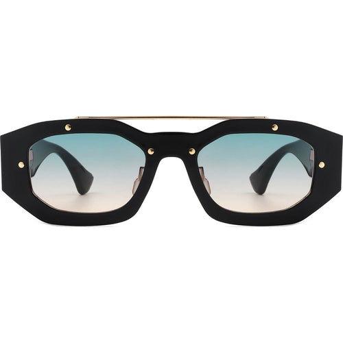 Load image into Gallery viewer, Xanadusk- Geometric Retro Irregular Brow-Bar Square Fashion Sunglasses
