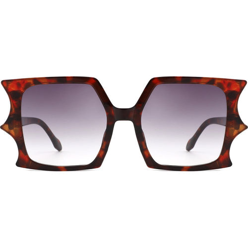 Load image into Gallery viewer, Sylas - Flat Top Irregular Bat Wing Square Sunglasses
