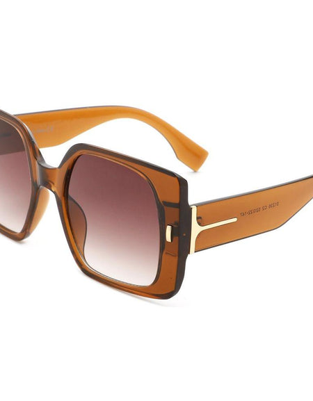 Snap - Chic Square Flat Top Fashion Sunglasses for Women