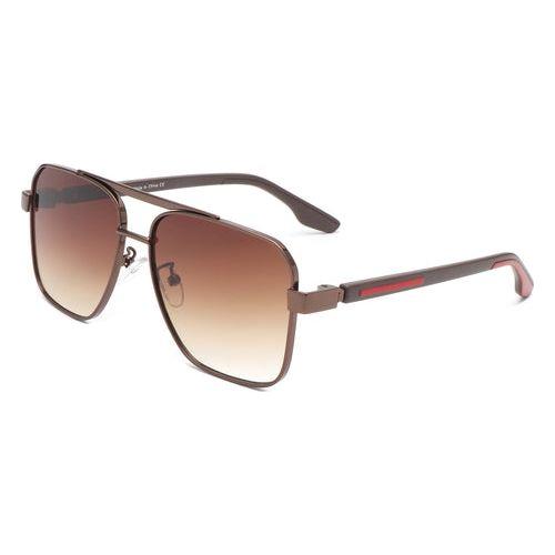 Load image into Gallery viewer, Shimmer - Square Flat Top Tinted Brow-Bar Fashion Sunglasses
