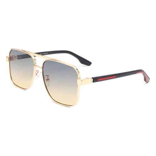 Load image into Gallery viewer, Shimmer - Square Flat Top Tinted Brow-Bar Fashion Sunglasses
