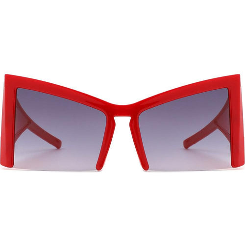 Load image into Gallery viewer, Elyndor - Oversized Geometric Square Semi-Rimless Cat Eye Sunglasses
