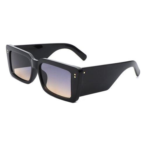 Yoplines - Retro Rectangle Square Flat Top Tinted Sunglasses