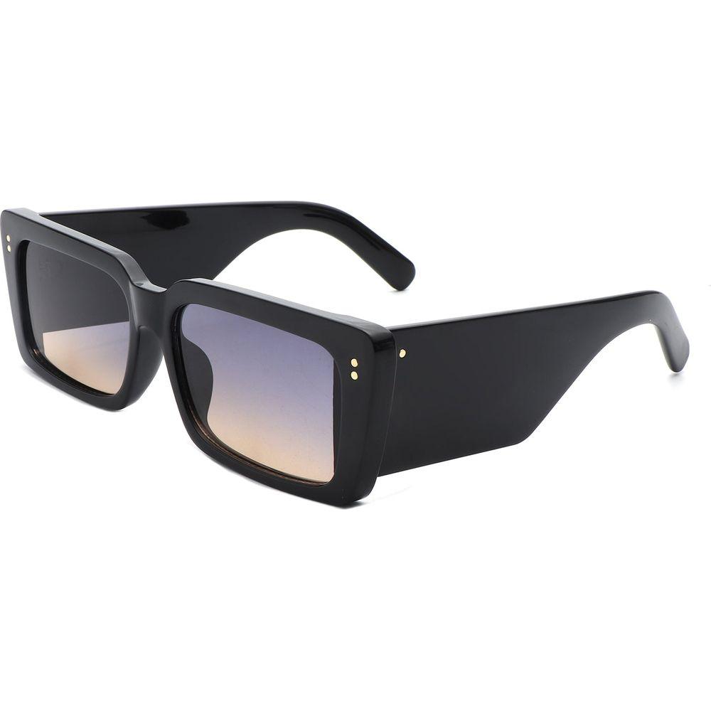 Yoplines - Retro Rectangle Square Flat Top Tinted Sunglasses