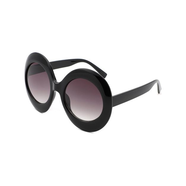 Quest - Oversized Oval Round Women's Fashion Sunglasses