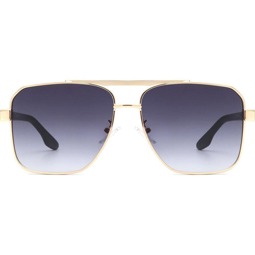 Load image into Gallery viewer, Shimmer - Square Flat Top Tinted Brow-Bar Fashion Sunglasses
