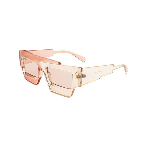 Load image into Gallery viewer, Brynden - Futuristic Square Irregular Flat Top Two-Tone Sunglasses
