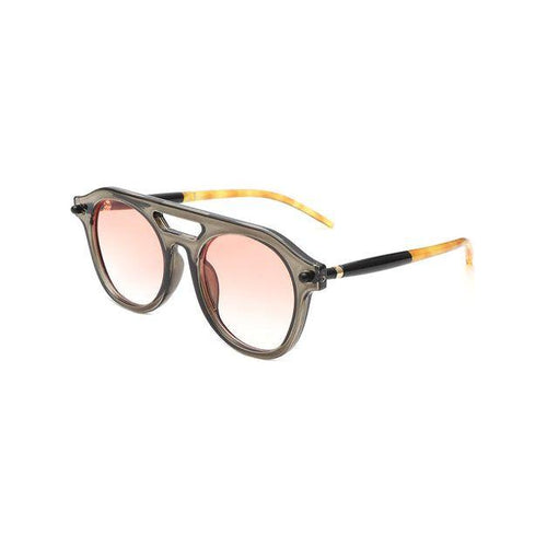 Load image into Gallery viewer, Vivid - Retro Round Brow-Bar Vintage Circle Sunglasses
