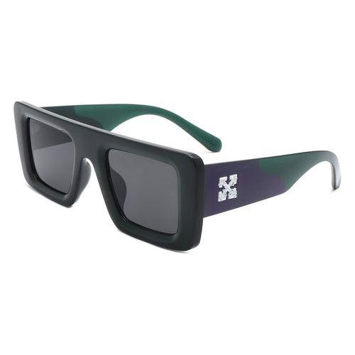 Load image into Gallery viewer, Lumos - Square Retro Two-Tone Thick Frame Flat-Top Sunglasses
