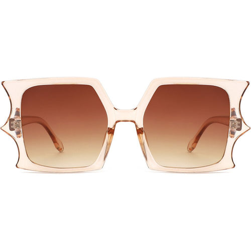 Load image into Gallery viewer, Sylas - Flat Top Irregular Bat Wing Square Sunglasses
