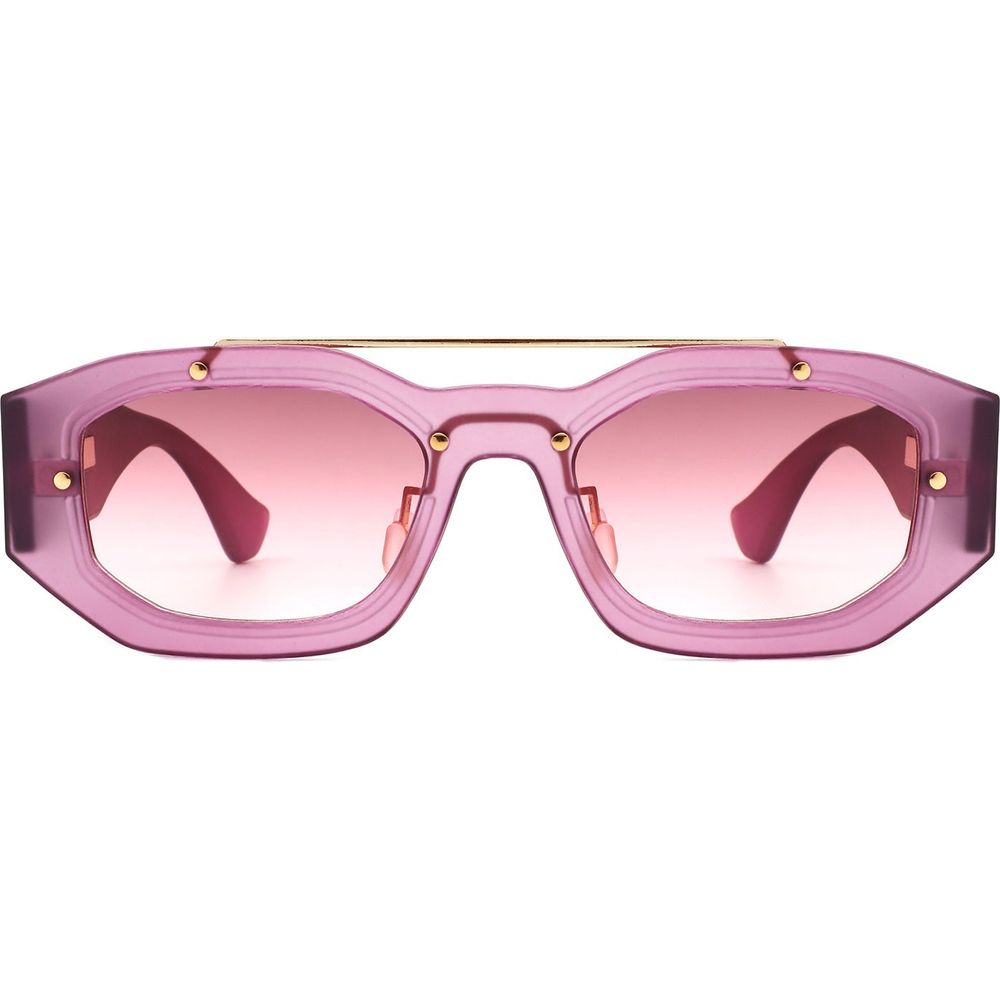 Xanadusk- Geometric Retro Irregular Brow-Bar Square Fashion Sunglasses