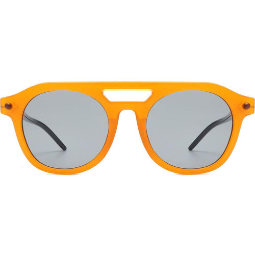 Load image into Gallery viewer, Vivid - Retro Round Brow-Bar Vintage Circle Sunglasses
