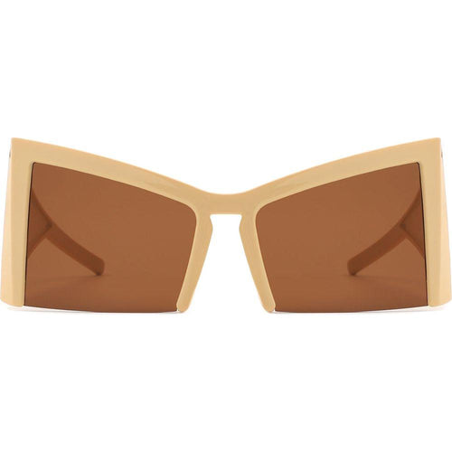 Load image into Gallery viewer, Elyndor - Oversized Geometric Square Semi-Rimless Cat Eye Sunglasses
