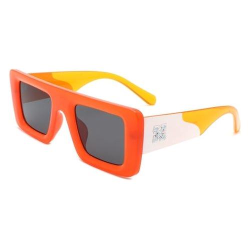 Load image into Gallery viewer, Lumos - Square Retro Two-Tone Thick Frame Flat-Top Sunglasses
