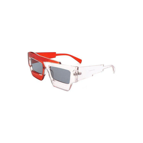 Load image into Gallery viewer, Brynden - Futuristic Square Irregular Flat Top Two-Tone Sunglasses
