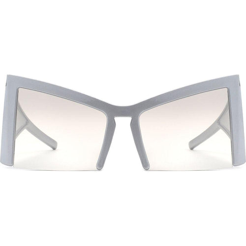 Load image into Gallery viewer, Elyndor - Oversized Geometric Square Semi-Rimless Cat Eye Sunglasses
