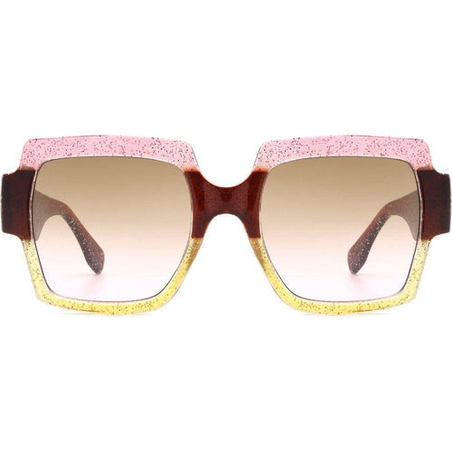 Load image into Gallery viewer, Keen - Women&#39;s Fashion Oversized Flat-Top Square Sunglasses
