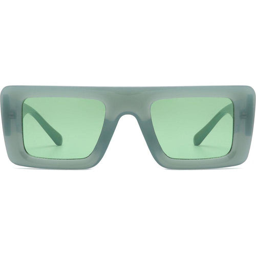 Load image into Gallery viewer, Lumos - Square Retro Two-Tone Thick Frame Flat-Top Sunglasses
