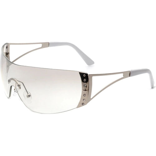 Load image into Gallery viewer, Vaeris - Rimless Rectangle Chic Rhinestone Luxury Sunglasses
