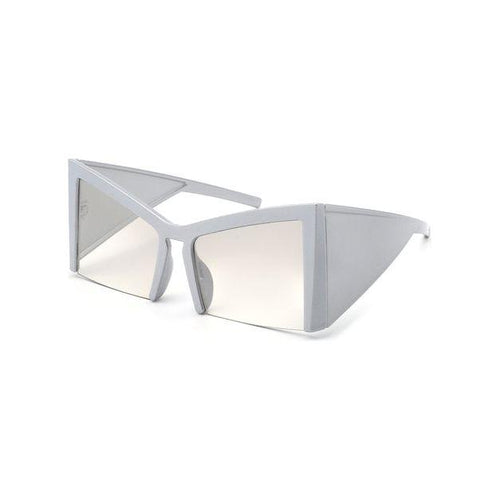 Load image into Gallery viewer, Elyndor - Oversized Geometric Square Semi-Rimless Cat Eye Sunglasses
